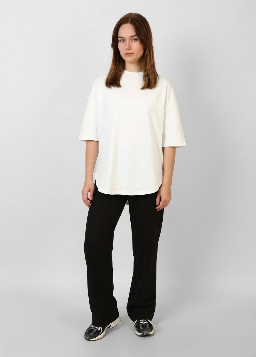 WOMEN - Bright off white Oversized sleeve T-shirt