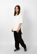 WOMEN - Bright off white Oversized sleeve T-shirt